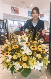 店内をより華やかに☆